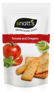 Snatt's Mediterranean bread snack Tomato & Oregano in Doy pack